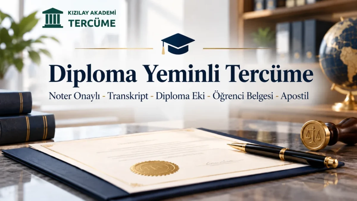 diploma yeminli tercüme