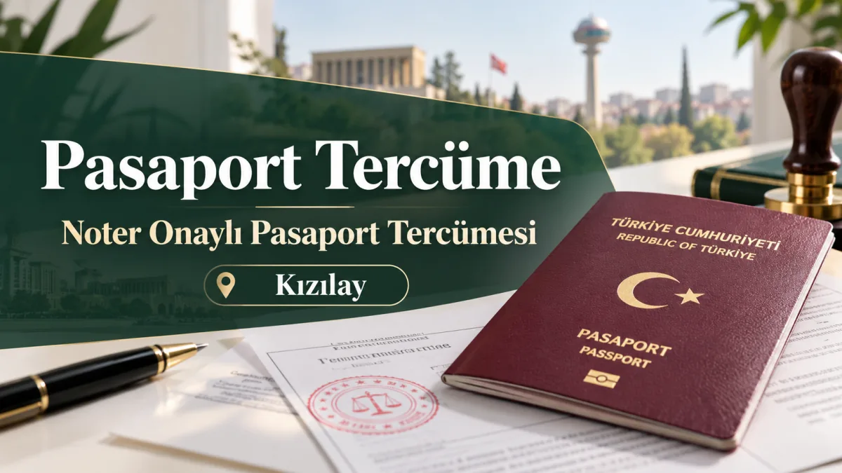 Noter Onaylı Pasaport Tercümesi